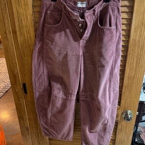 We The Free Mauve Corduroy Pants